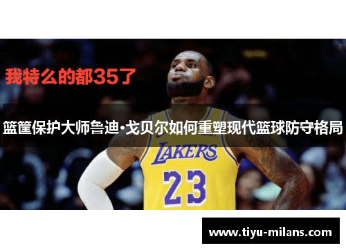 篮筐保护大师鲁迪·戈贝尔如何重塑现代篮球防守格局
